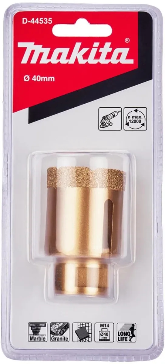 Makita D-44535 Diamantboor 40mm - Hout