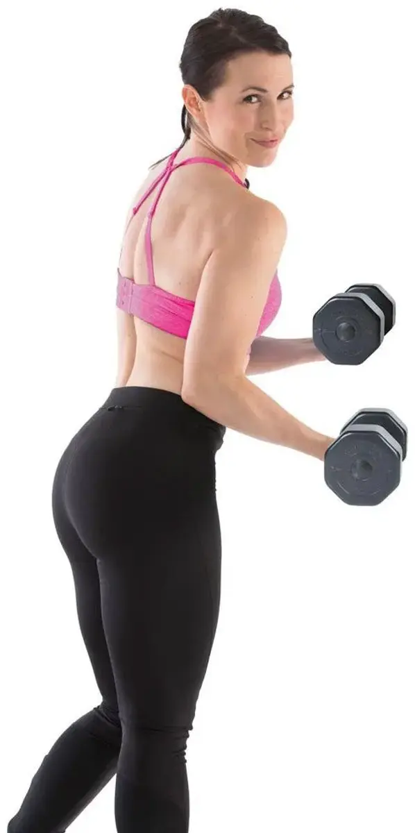 Gymstick Vinyl S 2x2kg Dumbbells - Zwart