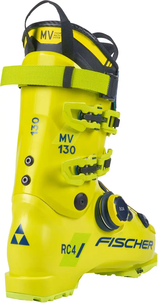 Fischer RC4 130 MV BOA Vacuum GW Skischoen - 27.5 - Geel Combi