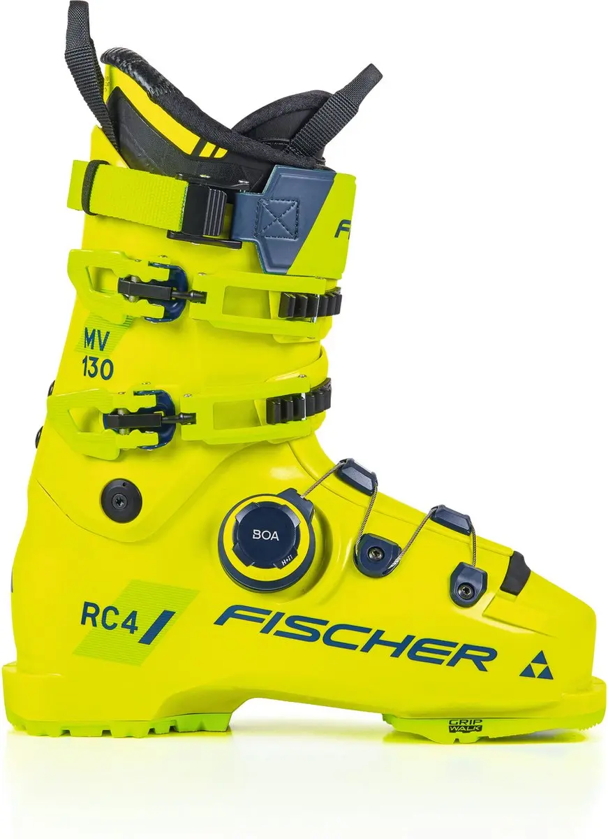 Fischer RC4 130 MV BOA Vacuum GW Skischoen - 27.5 - Geel Combi