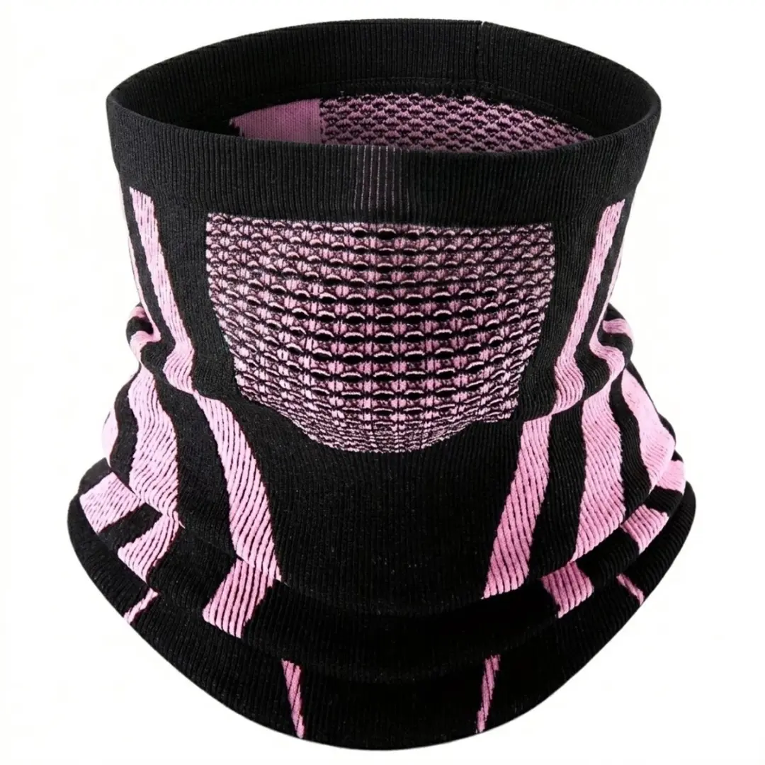 NuveX Nekwarmer Zwart Roze