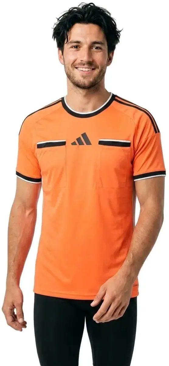 Adidas Referee 26 T-shirt - S - Trace Orange/Black