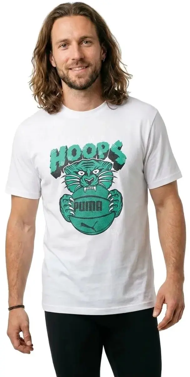 PUMA Flagrant Foul 3 Hoops T-shirt - Wit L