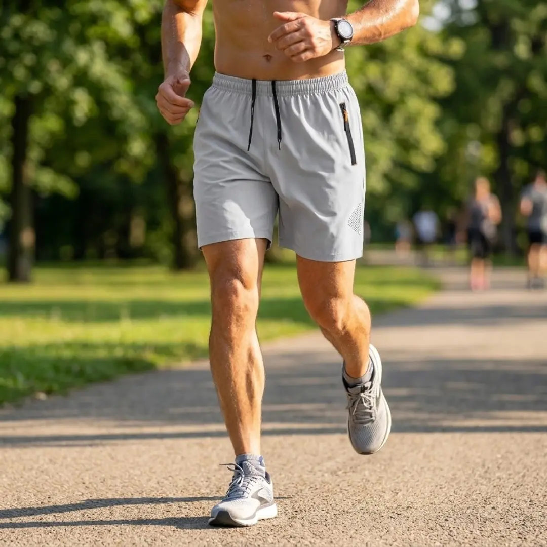 NUVEX Heren Sport Shorts - 3 Stuks XXL - Zwart/Donker-/Lichtgrijs