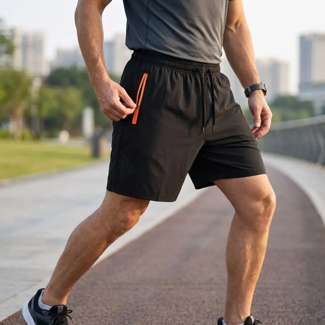 NUVEX Heren Sport Shorts - 3 Stuks XXL - Zwart/Donker-/Lichtgrijs