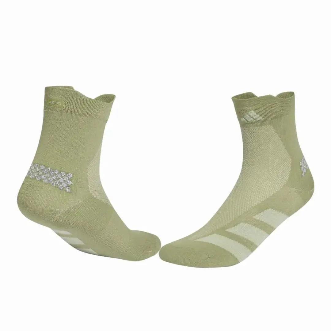 Adidas Adizero Quarter Sokken Tent Green