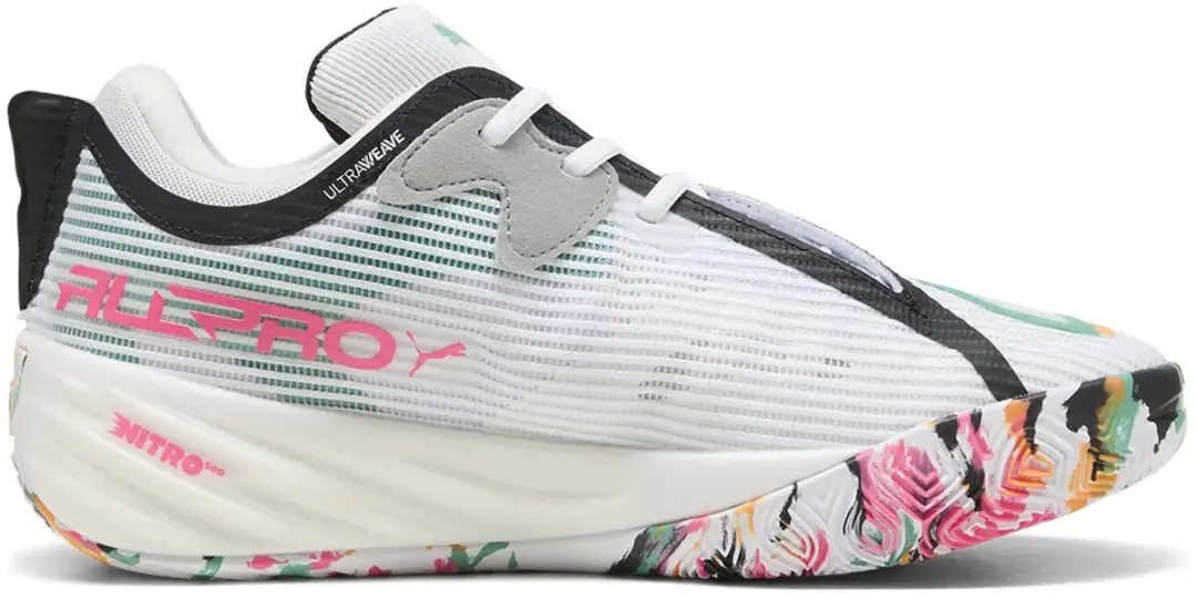 PUMA All-Pro Nitro 2 Basketbalschoenen - Wit - EU 40.5