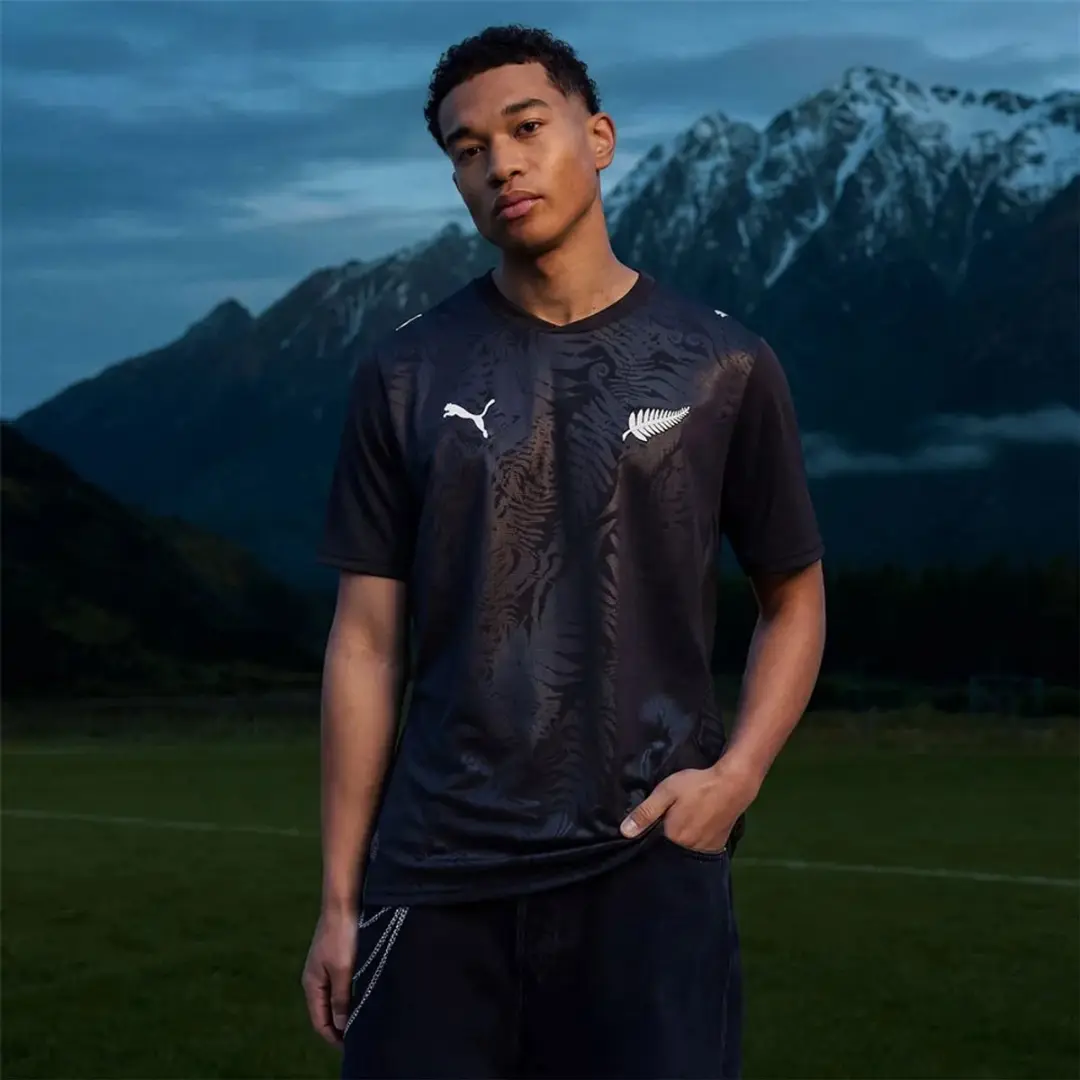 PUMA New Zealand 25/26 Replica Thuis T-shirt - Zwart S
