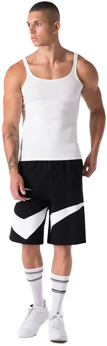 Everlast Ribbed Mouwloos T-shirt Wit - S