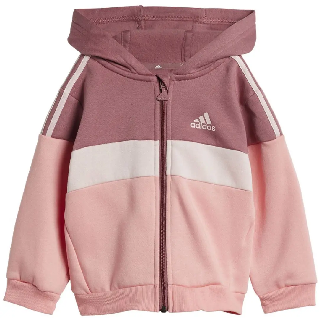 Adidas Tiberio 3 Stripes Trainingspak - Roze 0-3 maanden