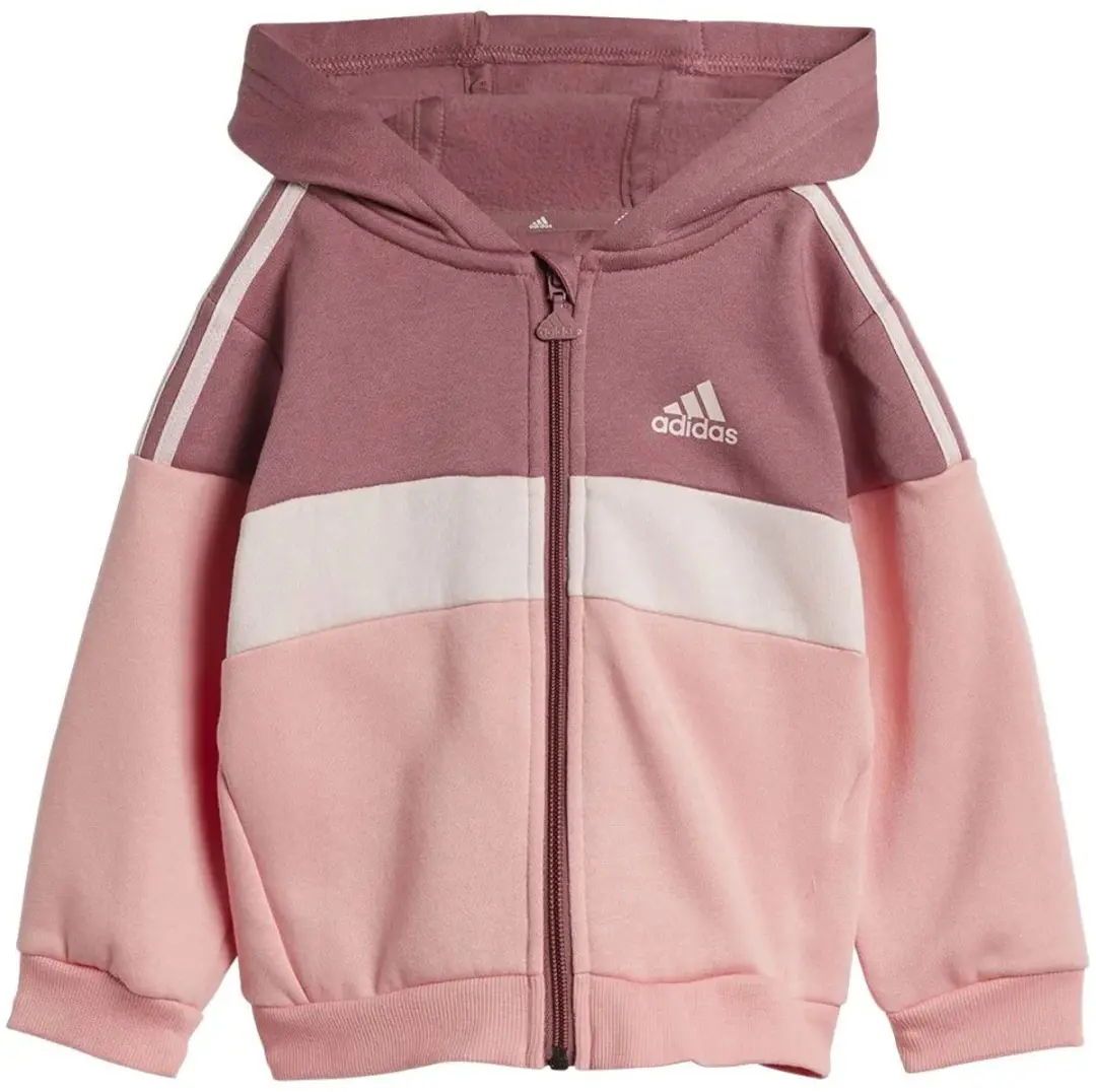 Adidas Tiberio 3 Stripes Trainingspak - Roze 0-3 maanden
