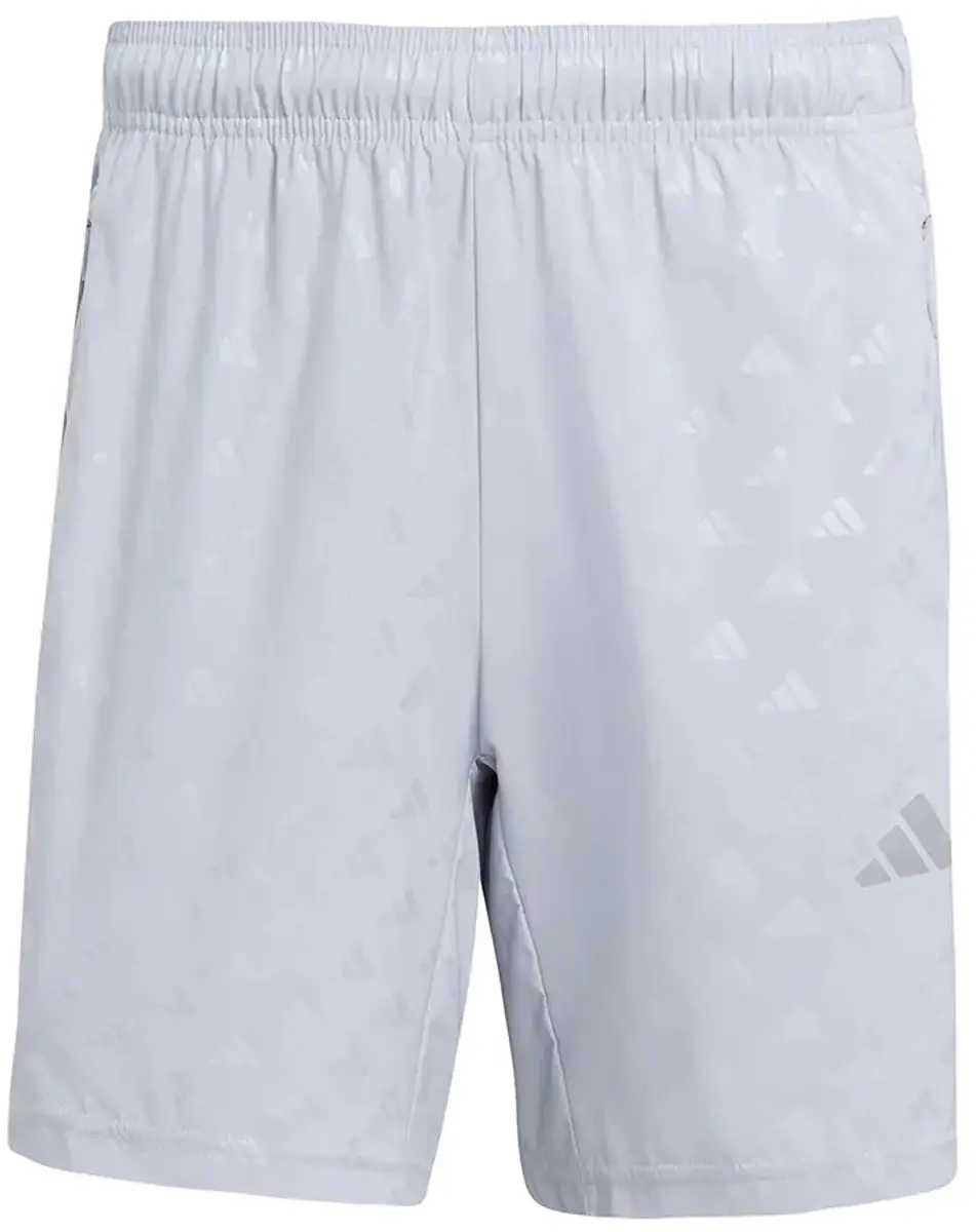 Adidas Workout Essentials Brandlove Woven Korte Broek 7" - S - Halo Silver