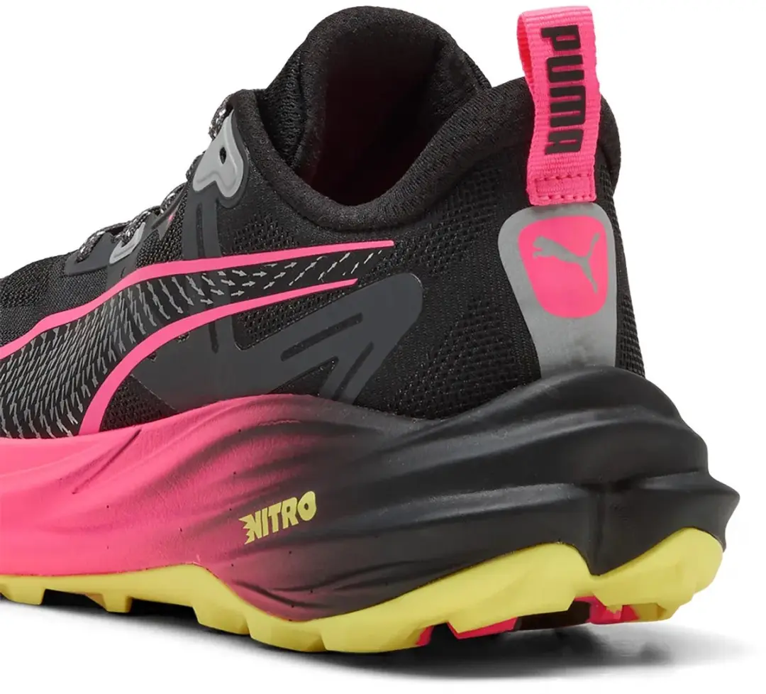 PUMA Voyage Nitro 4 Hardloopschoenen - EU 38 - Zwart/Rosa/Lemon