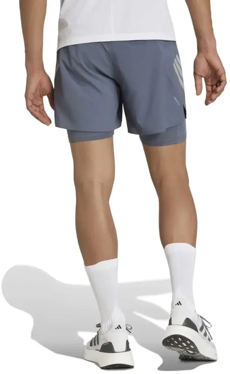 Adidas Adi365 Formotion 2in1 Korte Broek L - Blauw/Grijs
