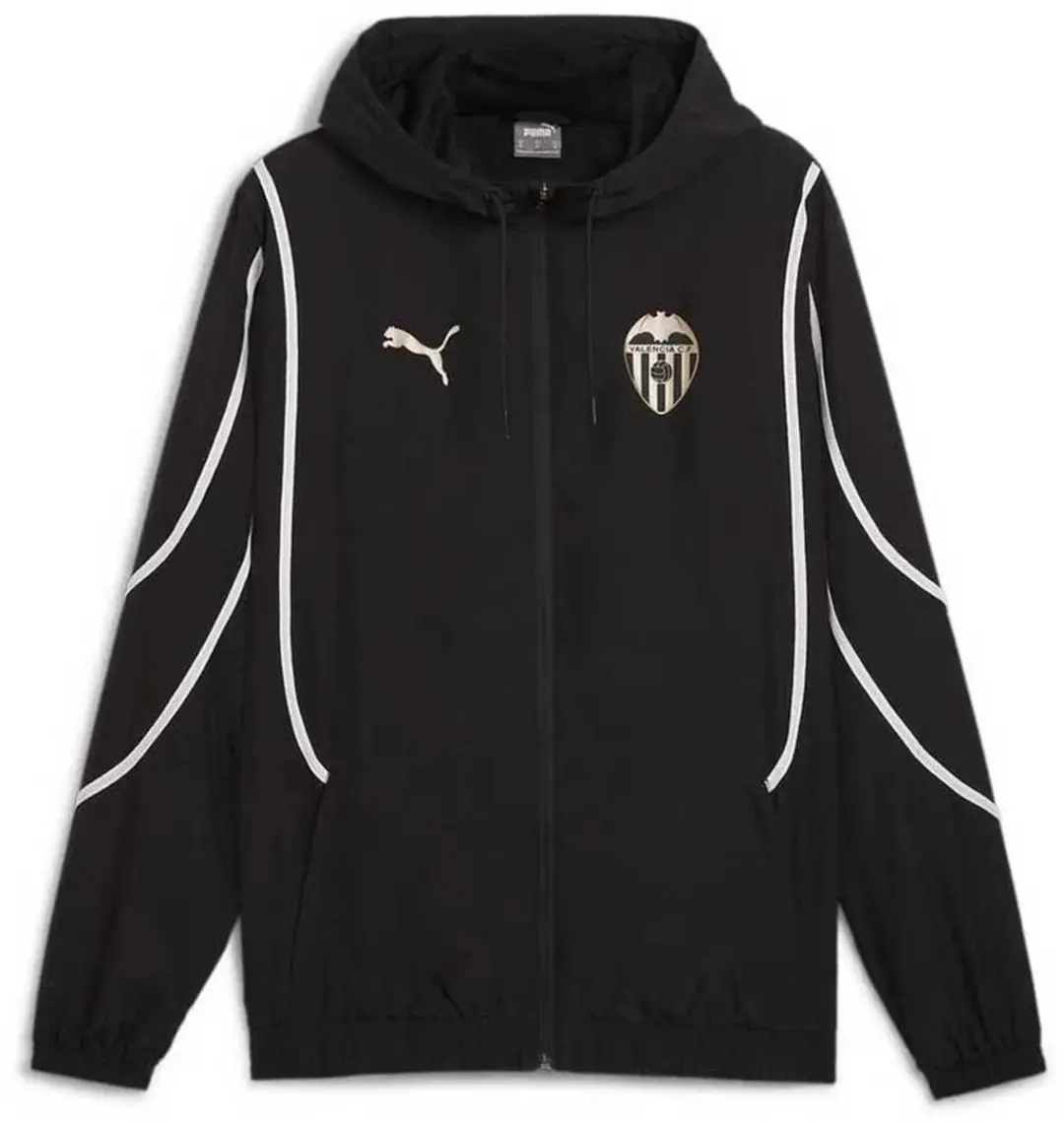 PUMA Valencia CF 23/24 Wedstrijdjas - L - Zwart