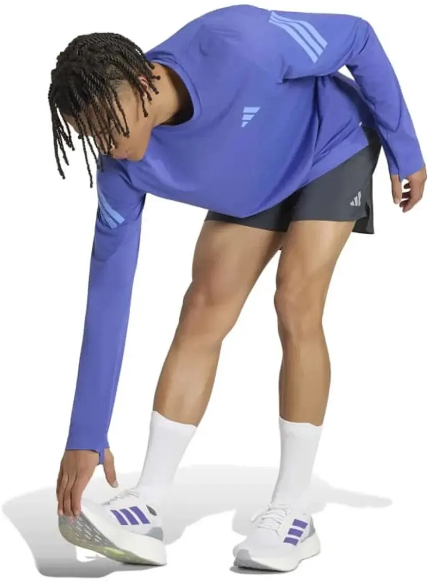 Adidas Adi365 Iconic Running T-shirt Lange mouwen - M - Blauw