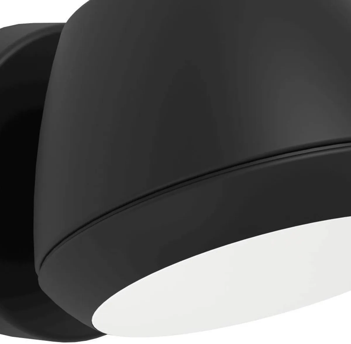 Eglo Nivarolo Wandlamp Buiten GU10 - 18,5 cm - Zwart/Wit
