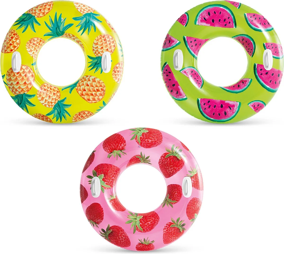 Intex Tropical Fruit Zwemband Ø107cm - Blauw - afbeelding 6 van 6