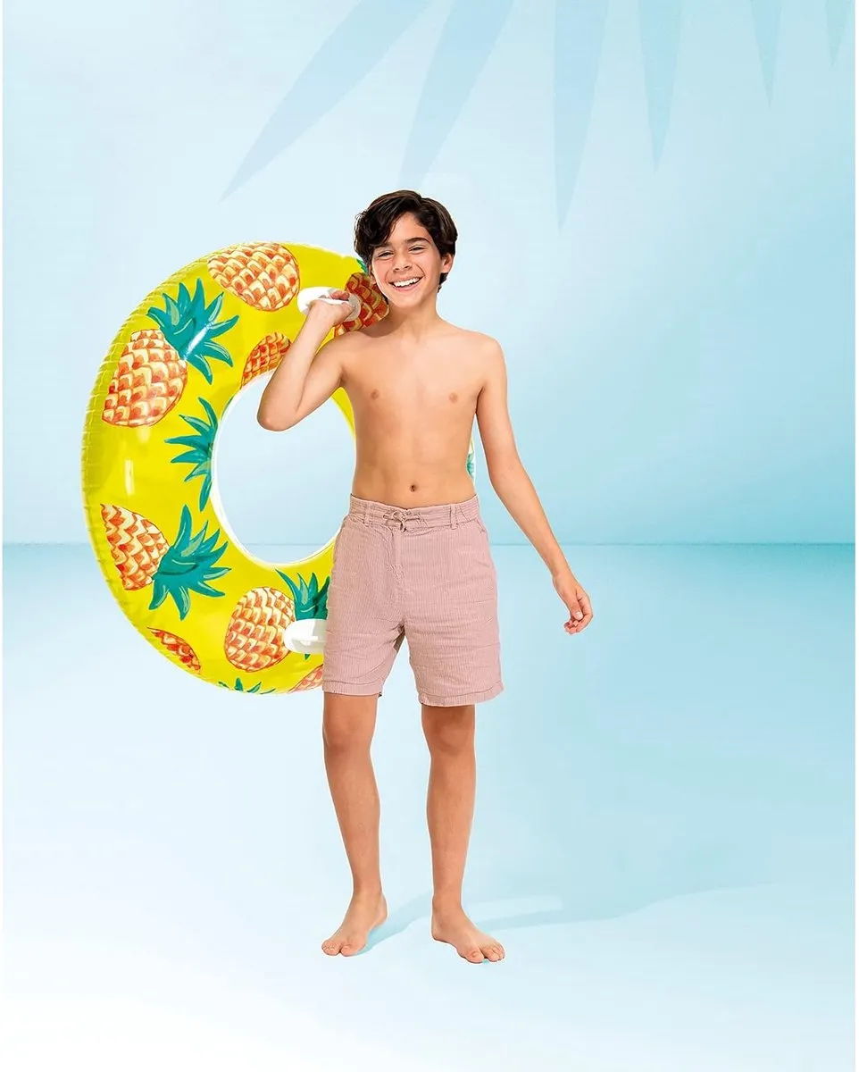 Intex Tropical Fruit Zwemband Ø107cm - Blauw - afbeelding 4 van 6