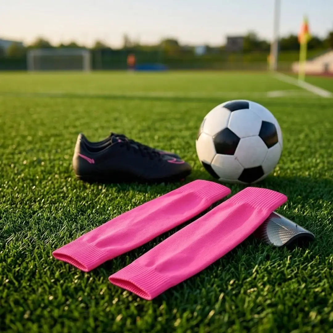 NUVEX Roze Voetbalsleeves Compressie Sokken - One Size