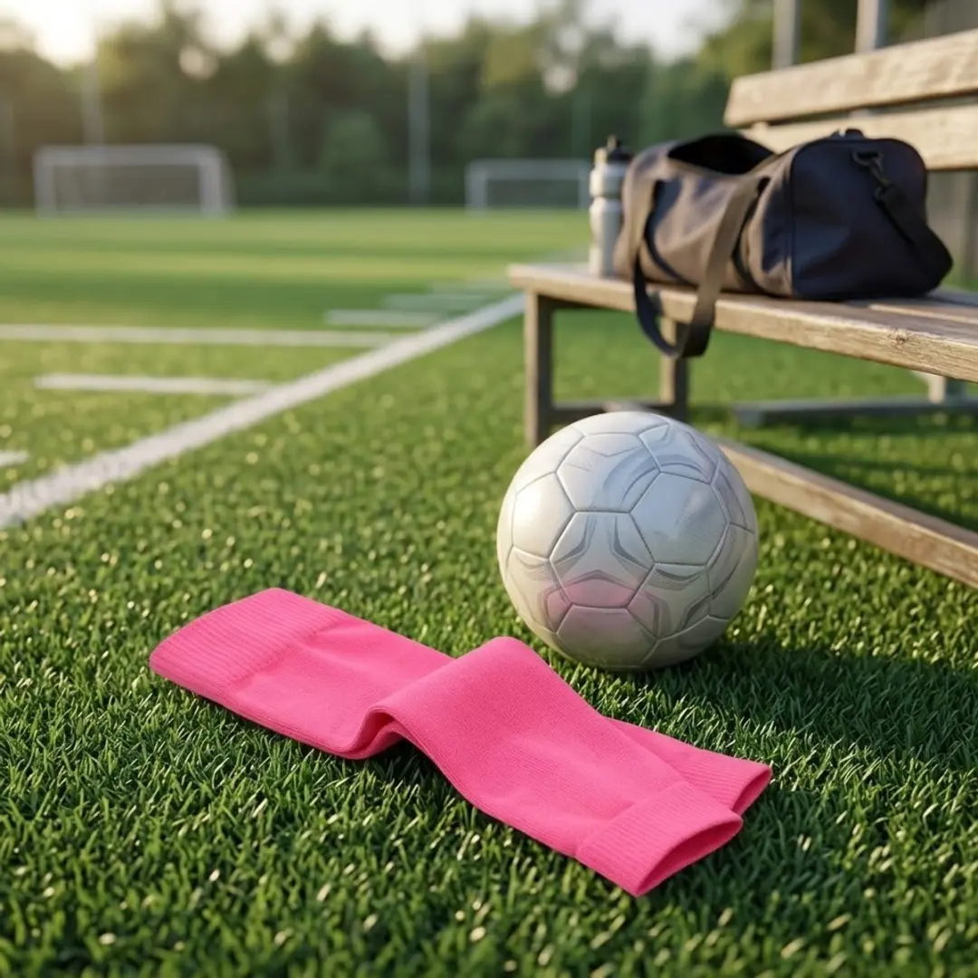 NUVEX Roze Voetbalsleeves Compressie Sokken - One Size