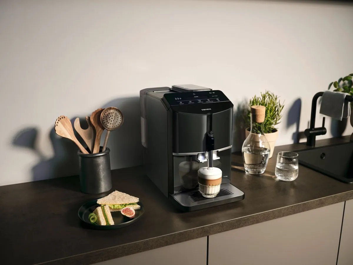 Siemens EQ300 TF301E19 Volautomaat Espressomachine - Zwart - afbeelding 6 van 6