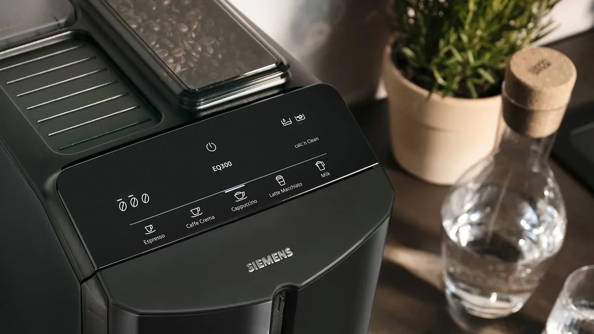 Siemens EQ300 TF301E19 Volautomaat Espressomachine - Zwart