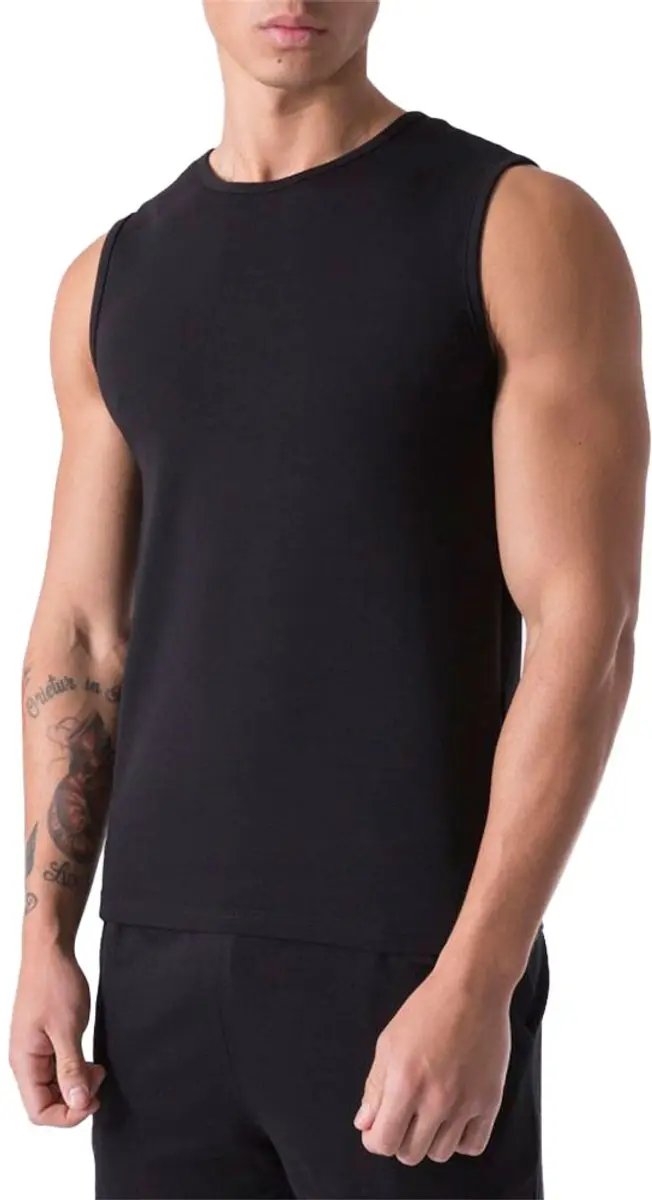 Everlast Stretch Mouwloos T-shirt M - Zwart