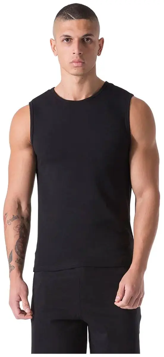 Everlast Stretch Mouwloos T-shirt M - Zwart - afbeelding 6 van 6