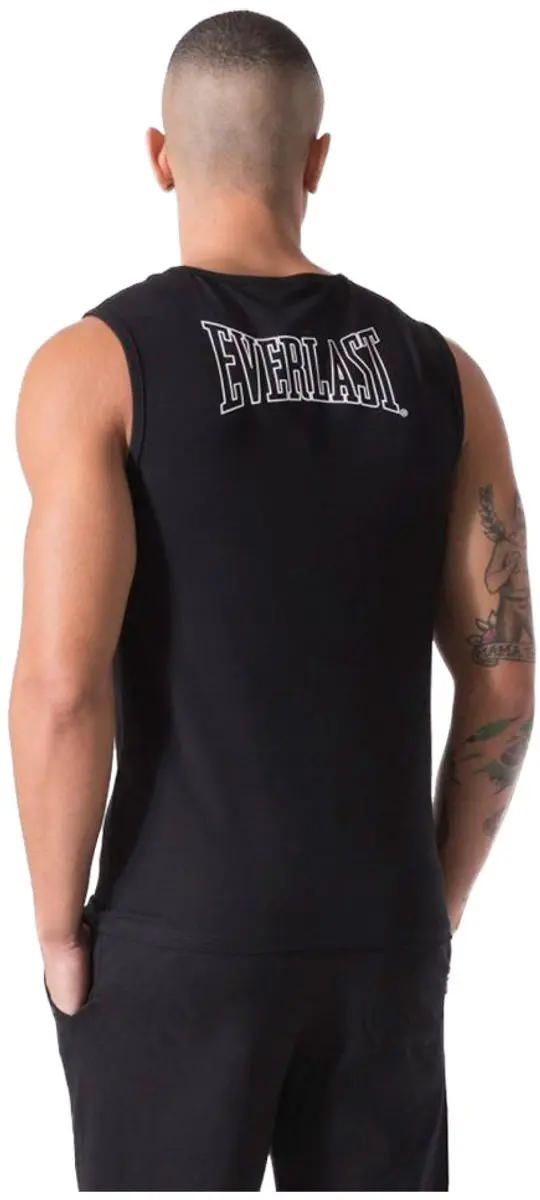 Everlast Stretch Mouwloos T-shirt M - Zwart
