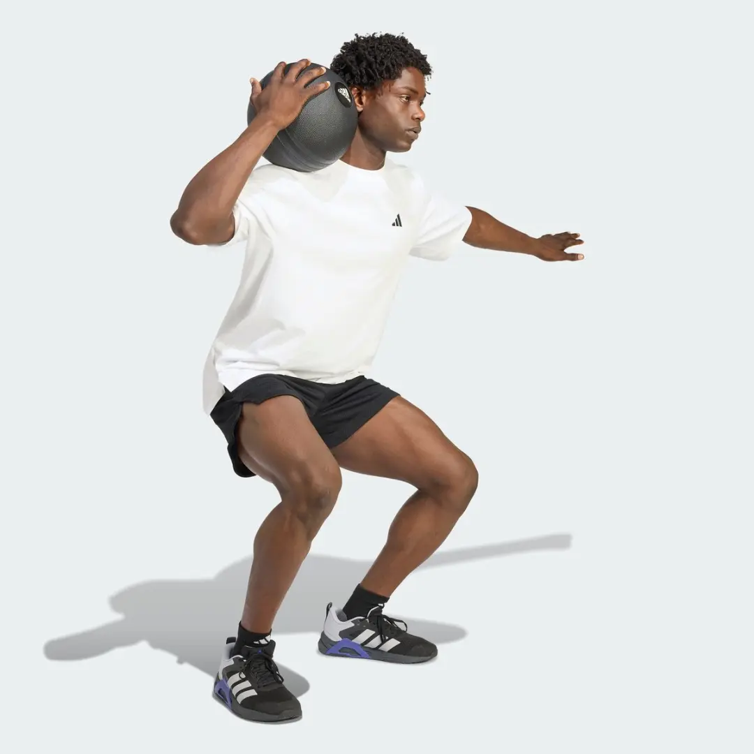 Adidas Performance Primelift Essentials T-Shirt KS6418 - S - Wit - afbeelding 6 van 6