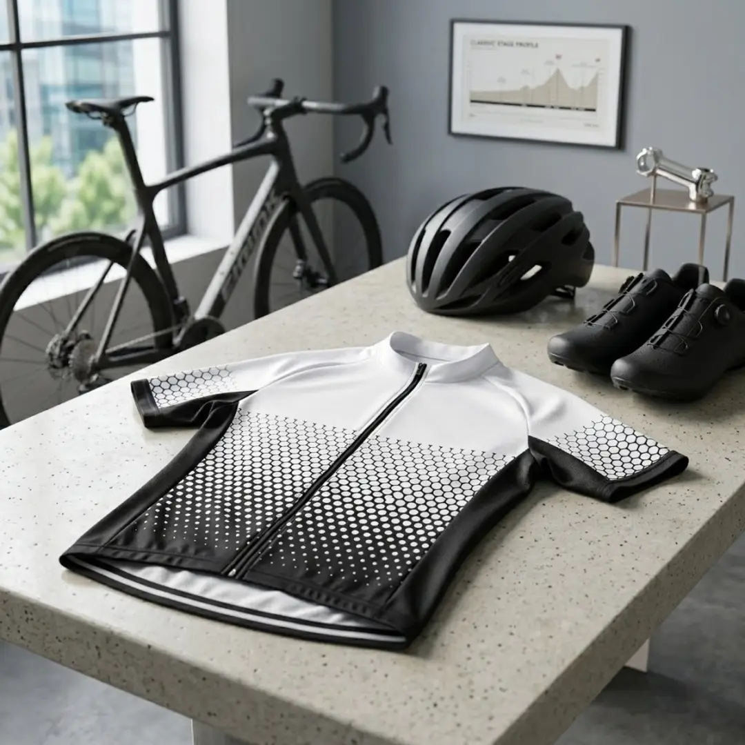 NUVEX Wielren Shirt Heren Korte Mouw Wit - XL