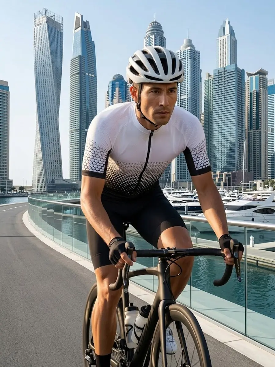 NUVEX Wielren Shirt Heren Korte Mouw Wit - XL