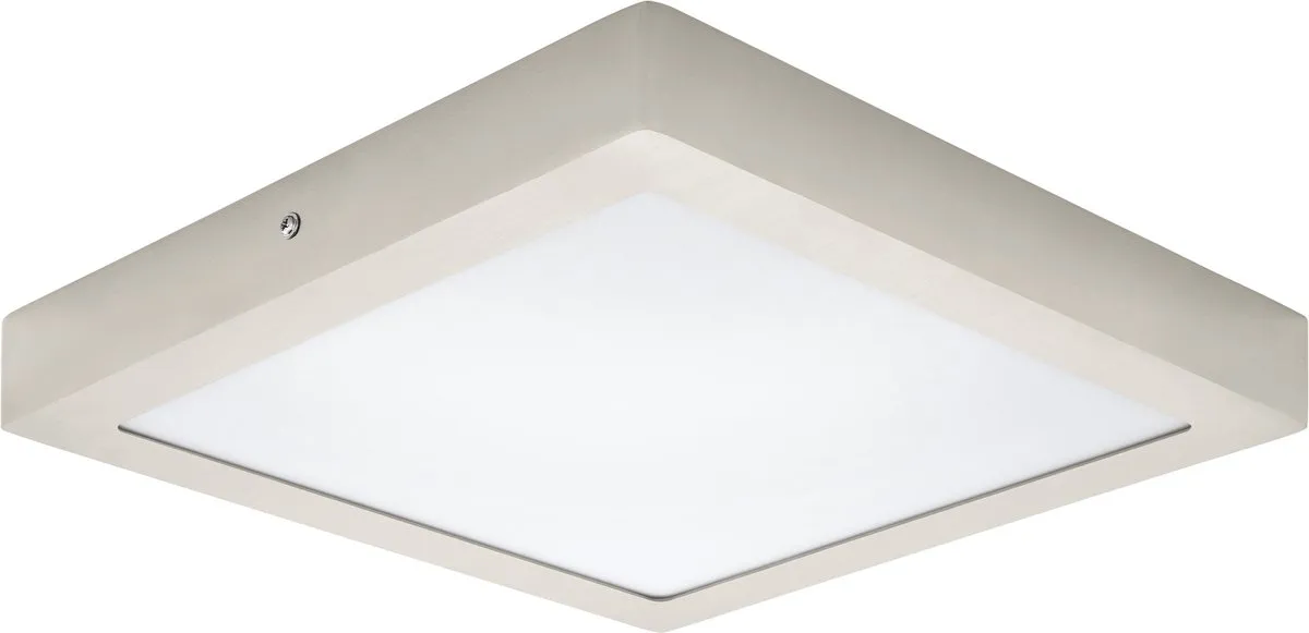 Eglo Fueva 1 LED Plafondlamp 300x300mm - Nikkel - 3000K - afbeelding 2 van 4