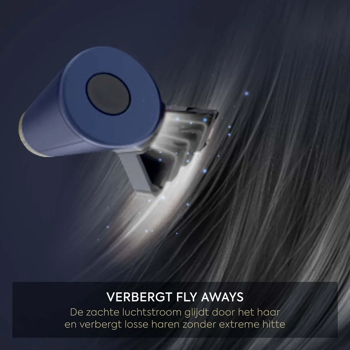 Babyliss Air Wand ACAS6550FLY Opzetstuk - Donkerblauw - afbeelding 6 van 6