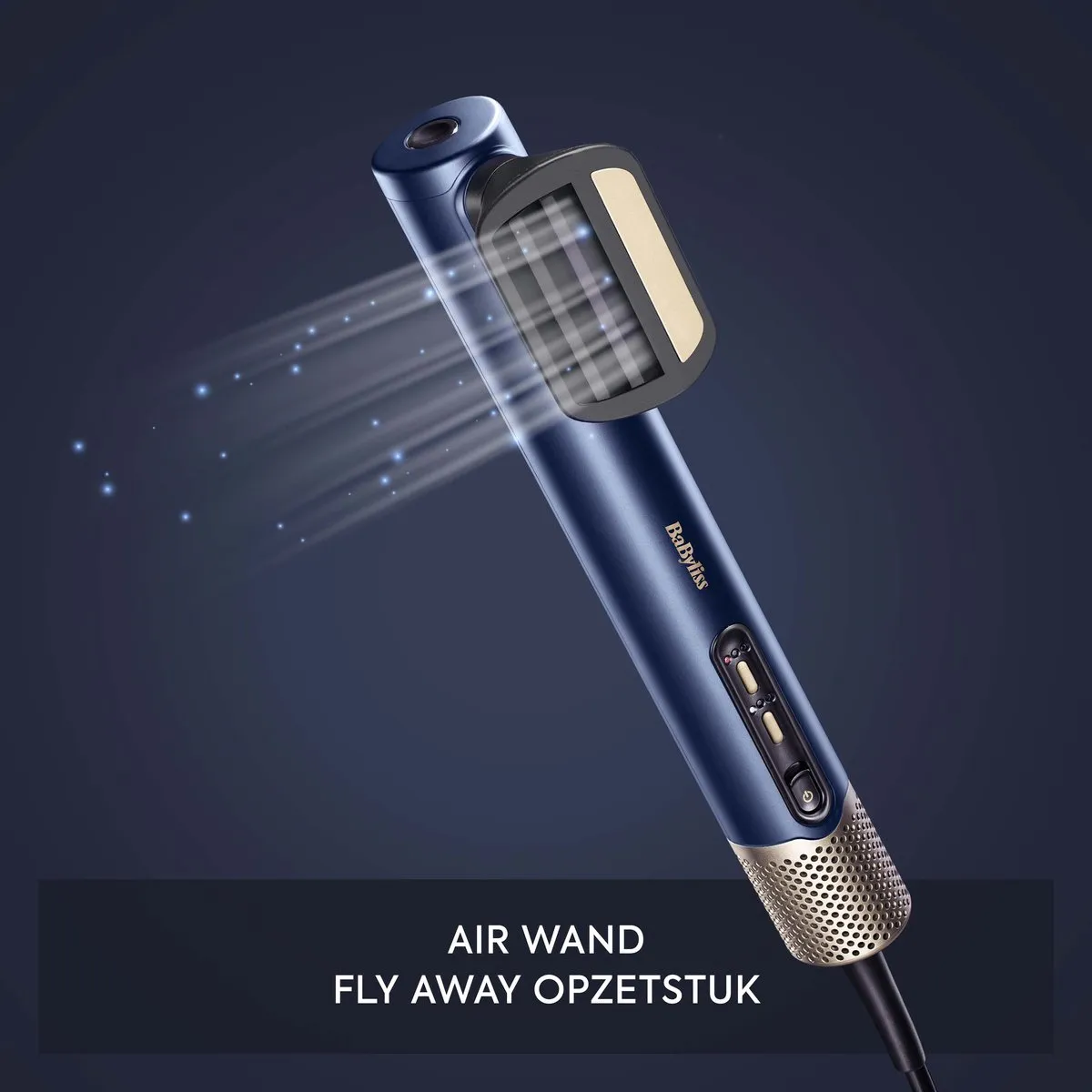 Babyliss Air Wand ACAS6550FLY Opzetstuk - Donkerblauw