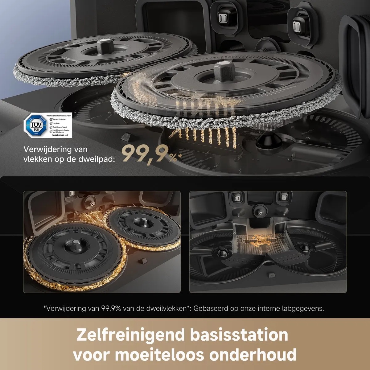 Dreame L40s Pro Ultra Robotstofzuiger - 19.000 Pa - Zwart