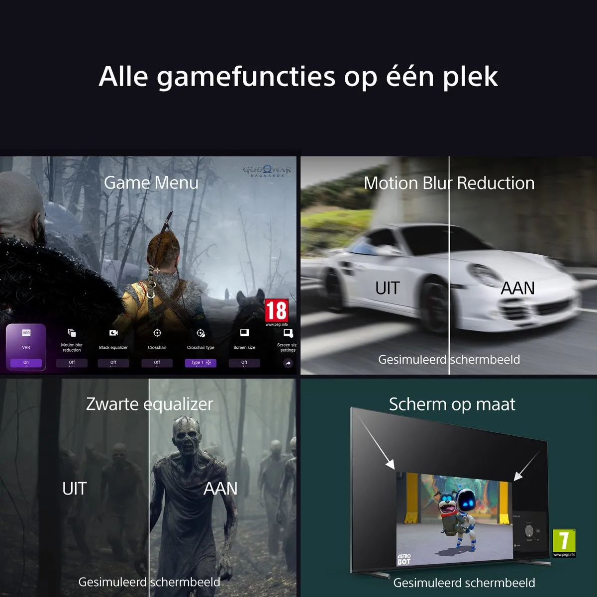 Sony Bravia 3 K75S32BP 75 inch 4K LED TV - Zwart - afbeelding 6 van 6