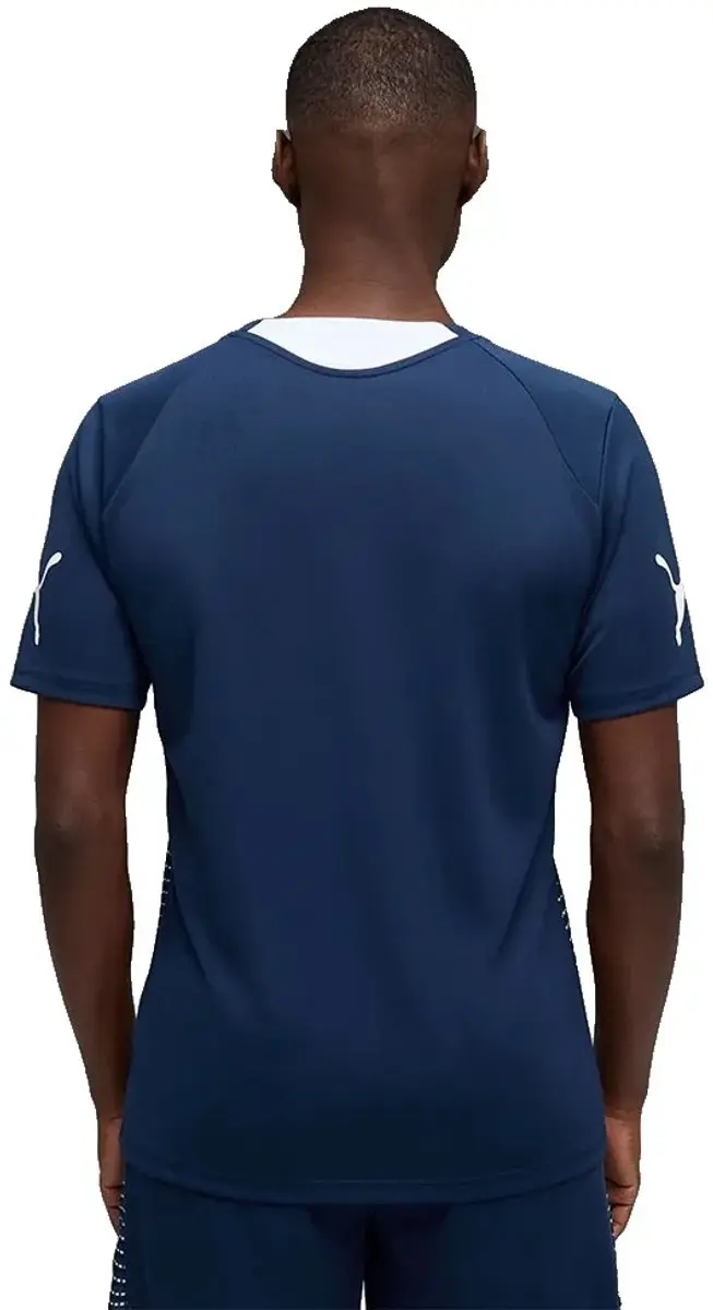 PUMA Individualfinal T-shirt - XS - Mint Jelly/Glowing Red/Deep Blue