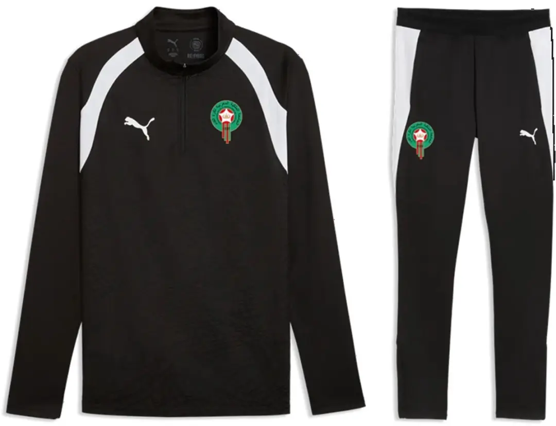PUMA Marokko Trainingspak 2026-2028 - M - Zwart/Wit - afbeelding 4 van 4