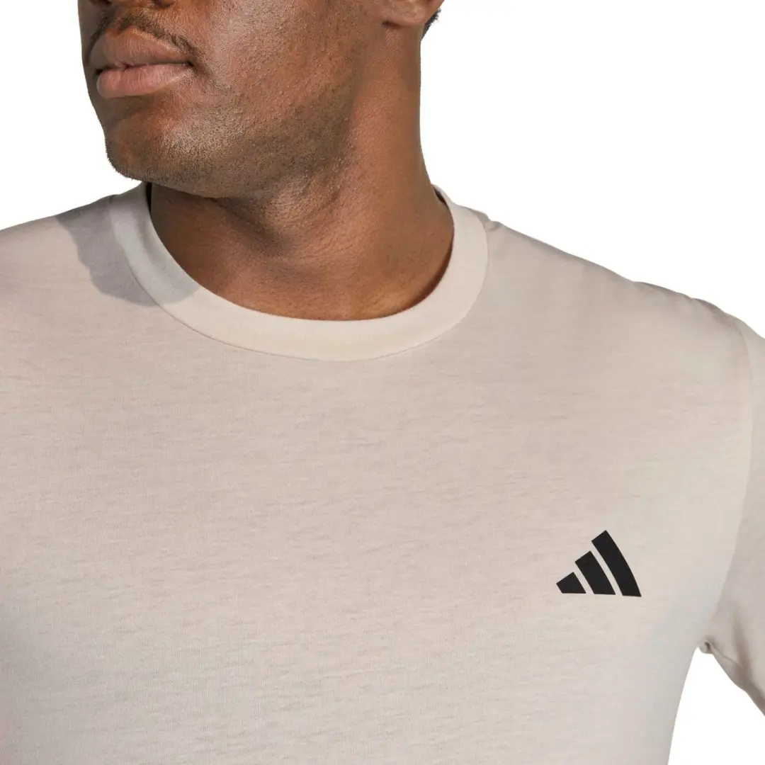 adidas Workout Essentials Shirt Heren S - Grijs/Zwart