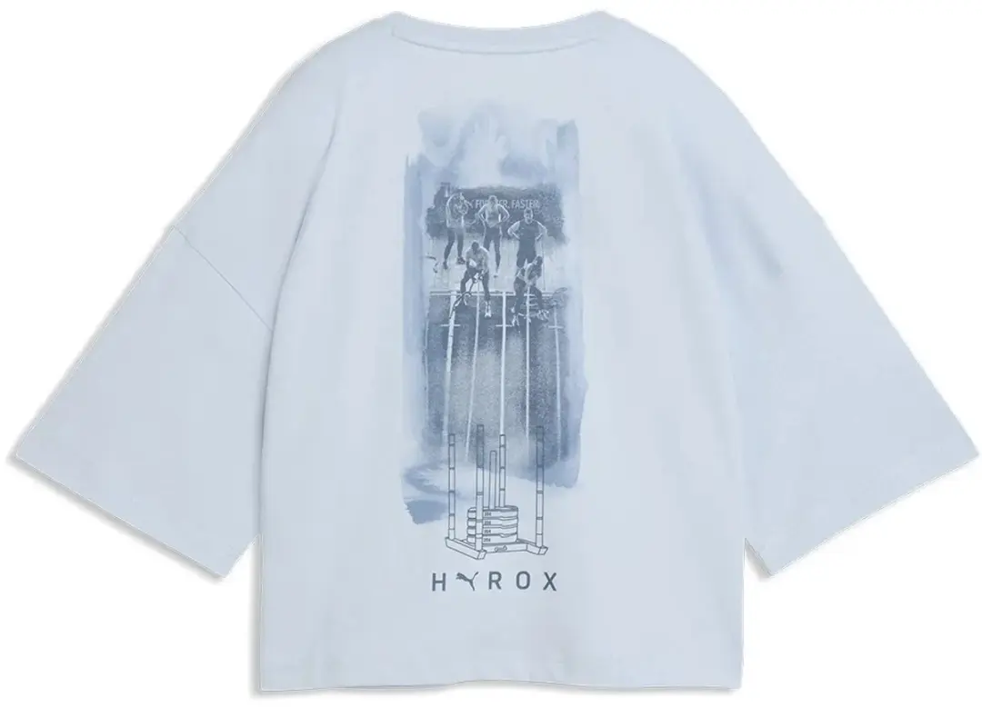 PUMA X Hyrox Lifestyle Cropped T-shirt - L - Blauw