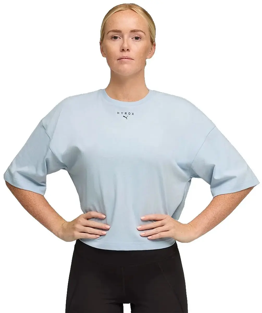 PUMA X Hyrox Lifestyle Cropped T-shirt - L - Blauw
