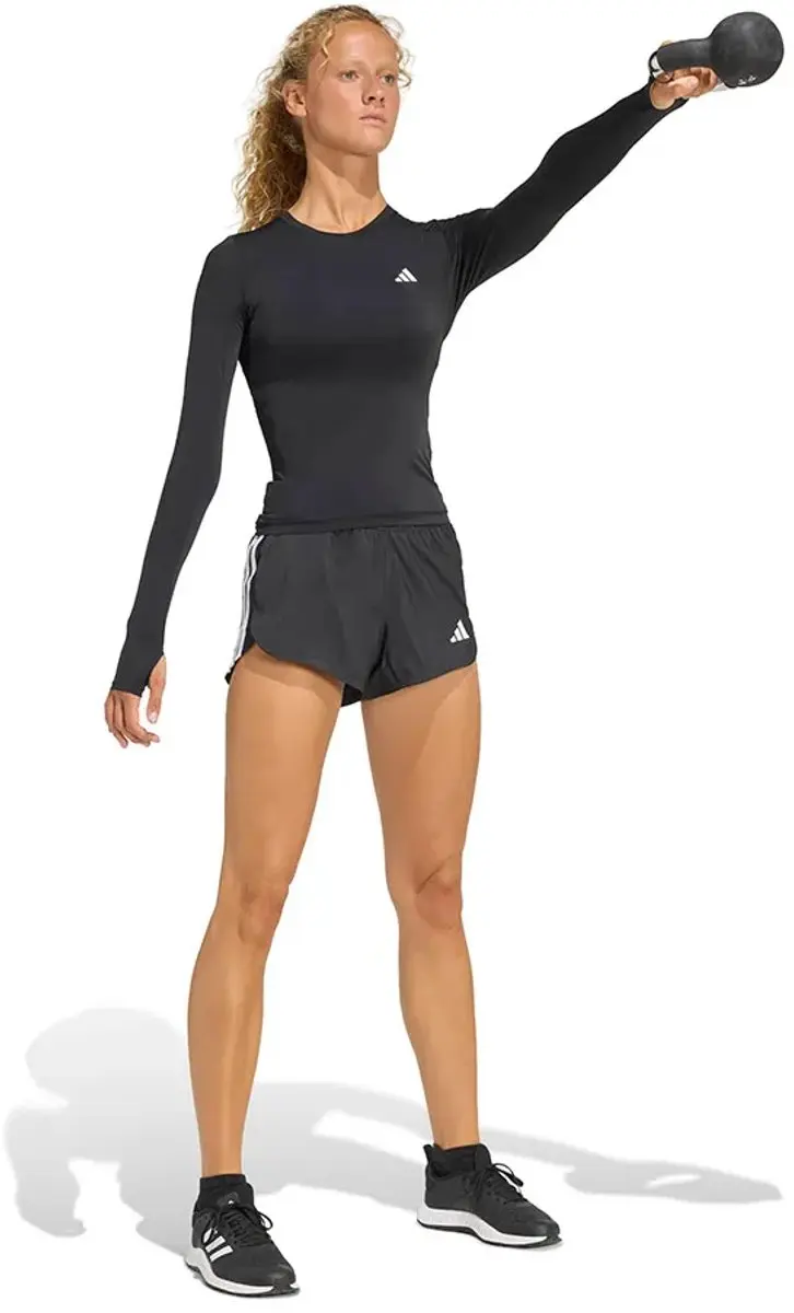 Adidas Power Essentials Workout T-shirt Lange Mouwen - Zwart L