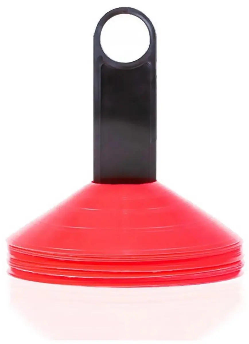 Gymstick Snelheidschijven 20 Stuks - Rood/Zwart