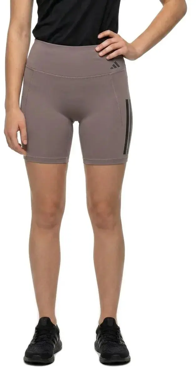 Adidas Optime Workout 3 Stripes Korte Leggings XS - Bruin