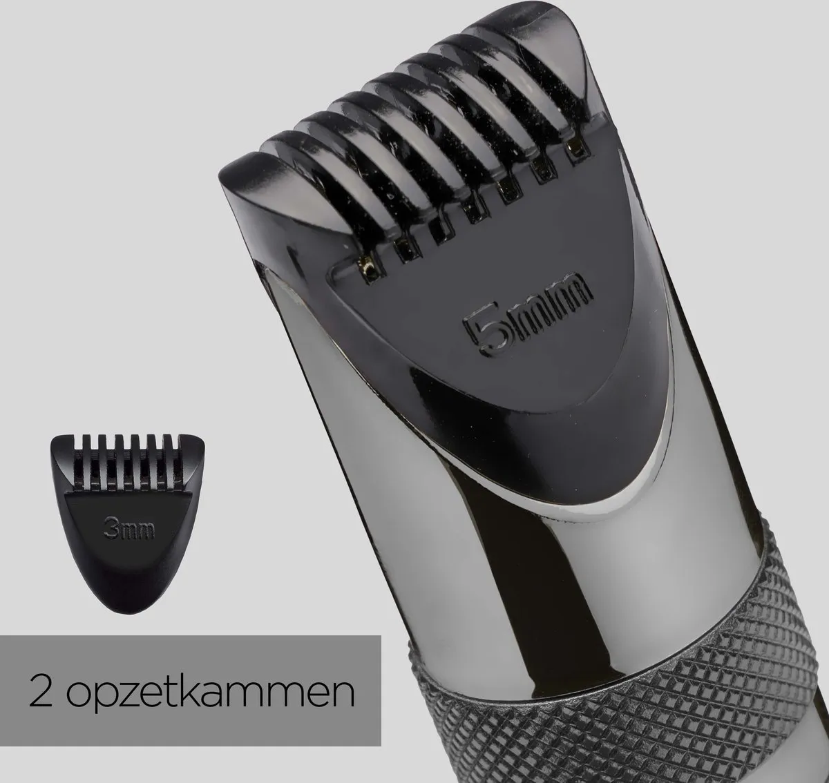 Babyliss Super-X Metal Series E111E Precisietrimmer - Neus/Wenkbrauw - Zwart Chroom - afbeelding 6 van 6