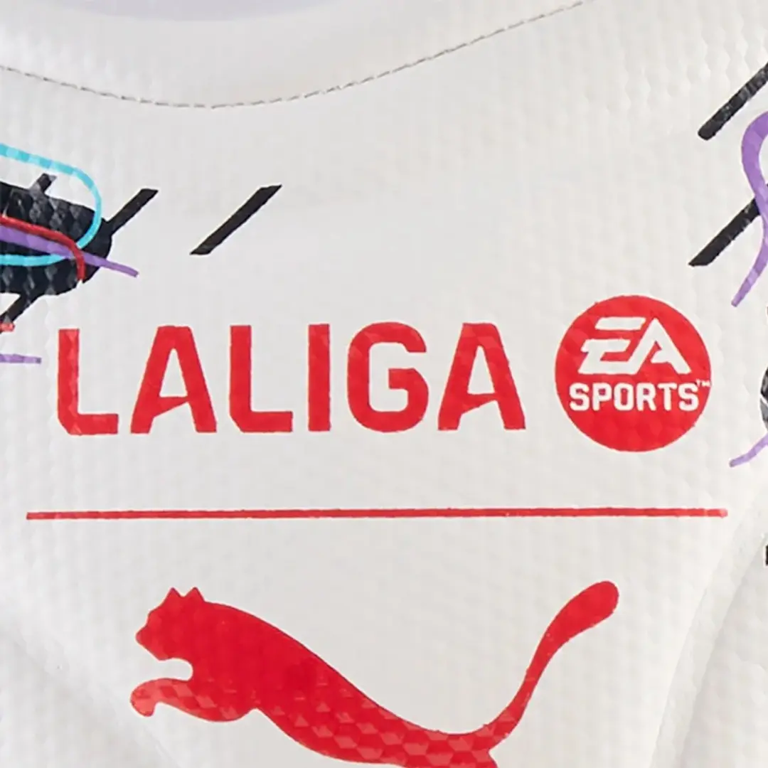 PUMA Stellar Cup LaLiga Voetbal - Wit/Multicolor - Maat 4