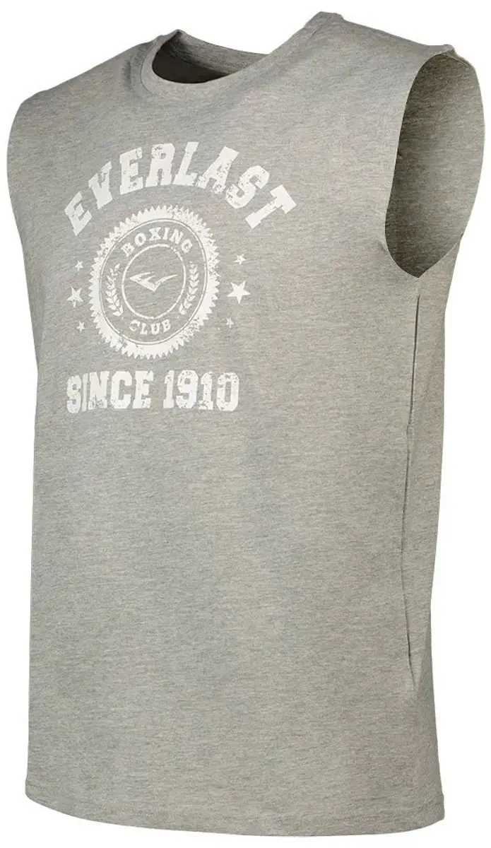 Everlast Carole Mouwloos T-shirt - S - Heather Grey