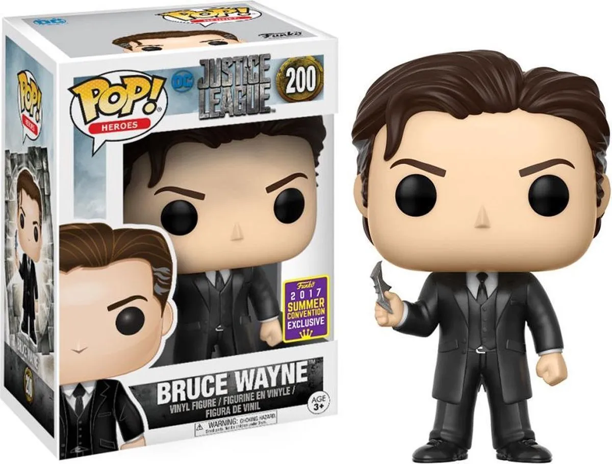 Funko Pop DC Justice League Bruce Wayne - Multicolor